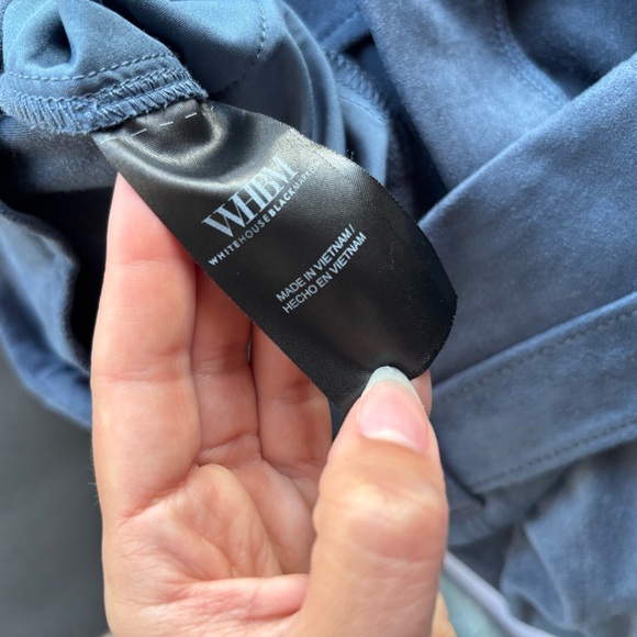 White House Black Market Faux UltraSuede Paperbag Waist Tapered Ankle Pant - Picture 12 of 14